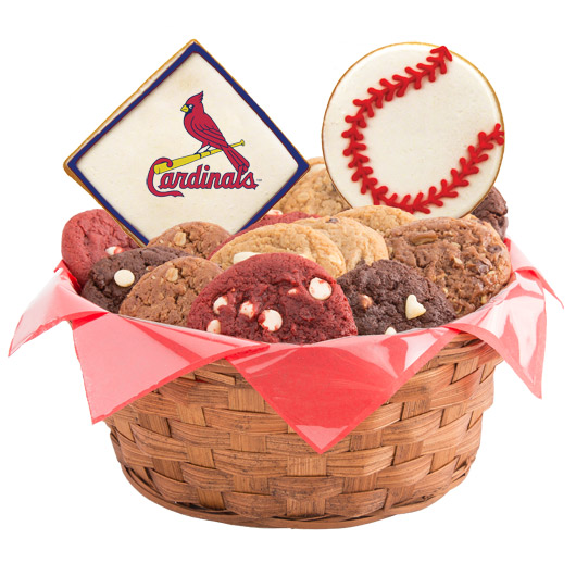 MLB St. Louis Cardinals Cookie Basket