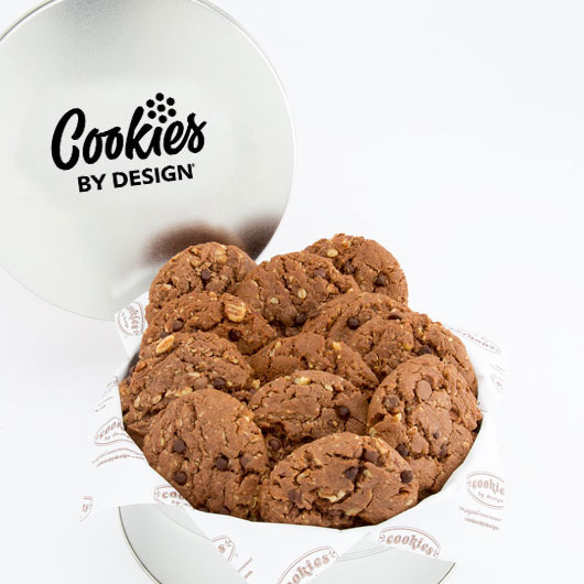 TIN12-MIL - Tin of One Dozen Millionaire Gourmet Cookies Gourmet Cookies