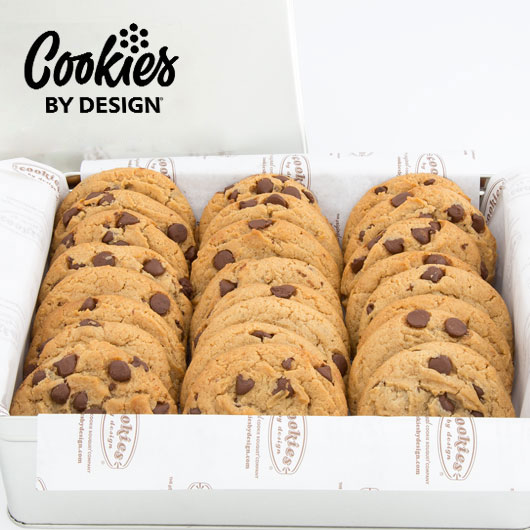 TIN24-CC - Tin of Two Dozen Chocolate Chip Gourmet Cookies Gourmet Cookies