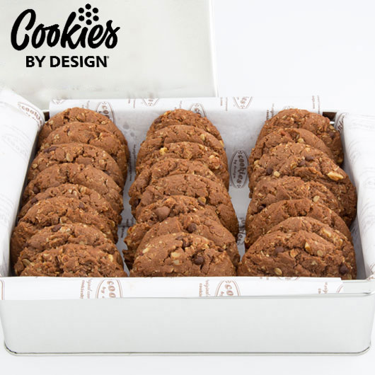 TIN24-MIL - Tin of Two Dozen Millionaire Gourmet Cookies Gourmet Cookies
