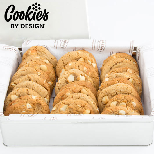 White Chocolate Macadamia Nut Cookies, Cookie Basket