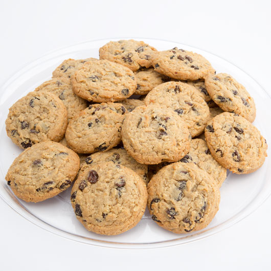 TRY20-OAT - Two Dozen Oatmeal Raisin Gourmet Cookie Tray Cookie Tray