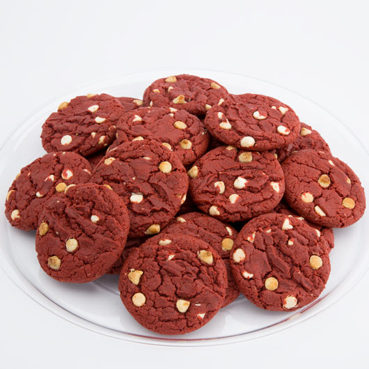 TRY20-RV - Two Dozen Red Velvet Gourmet Cookie Tray Cookie Tray