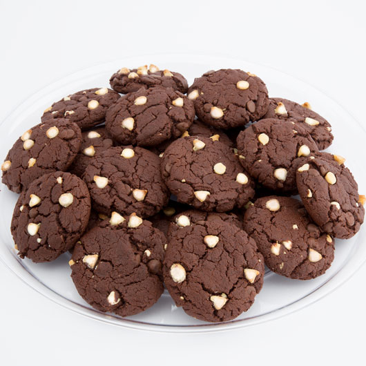 TRY20-WCC - Two Dozen Decadent Chocolate Gourmet Cookie Tray Cookie Tray