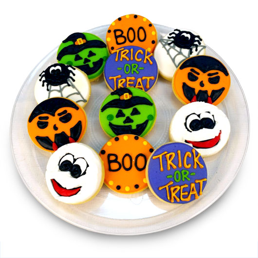 Halloween Cookie Tray Cookie Favors Cookies By Design