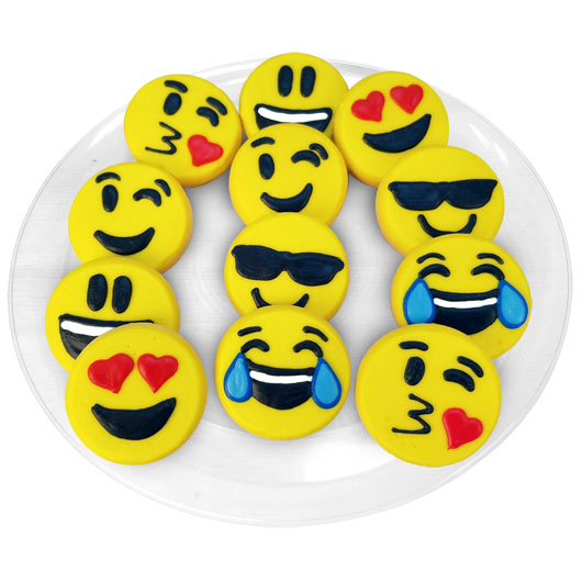 TRY38 - Sweet Emoji Favor Tray Cookie Tray