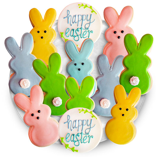 TRY50 - Bunny Tales Easter Favor Tray Cookie Tray