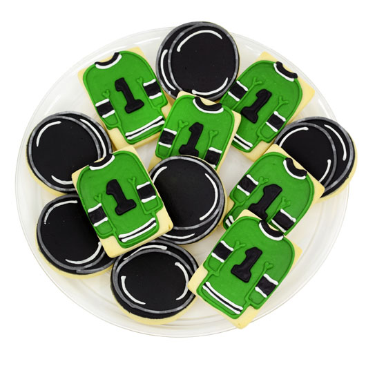 TRY504 - Hockey Favor Tray Cookie Tray