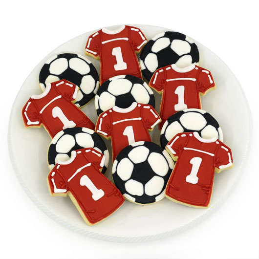 TRY505 - Soccer Favor Tray Cookie Tray