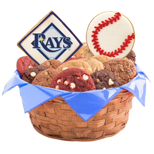 MLB Cookie Basket - Tampa Bay Rays