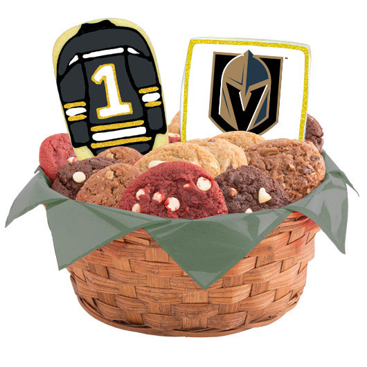 WNHL1-VGK - Hockey Basket - Vegas Cookie Basket