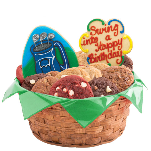 Swing into a Happy Birthday Cookie Basket