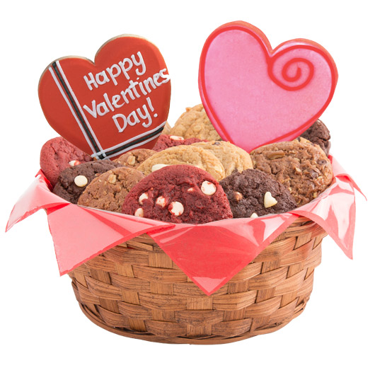 Sweet Valentine Cookie Basket