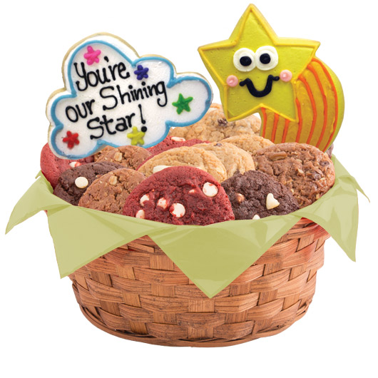 W431 - Shining Star Basket Cookie Basket