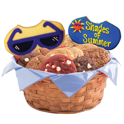 W439 - Shades of Summer Basket Cookie Basket