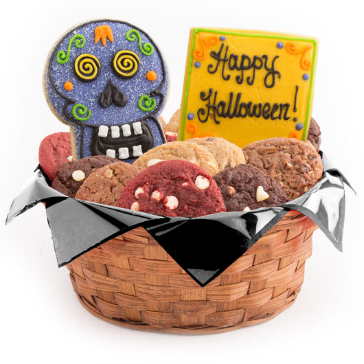 Skulls and Skeletons Cookie Basket