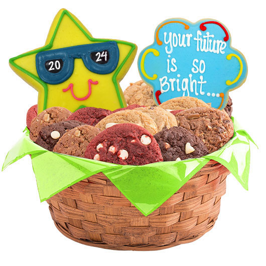 W453 - The Future is Bright Basket Cookie Basket