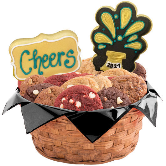 Happy New Year Cookie Basket