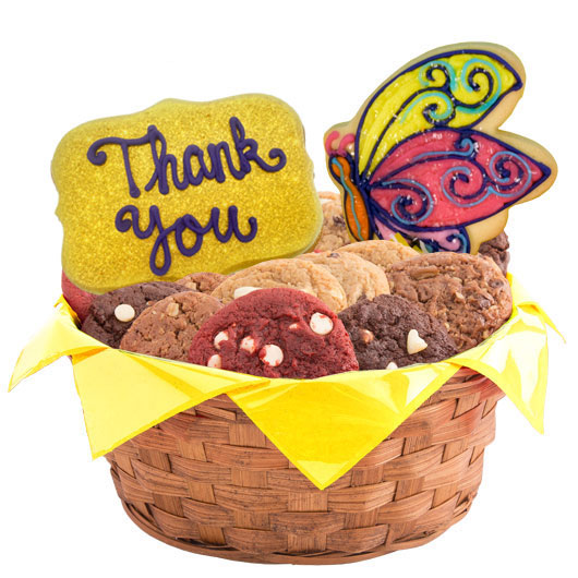 Appreciation Flowers Cookie Basket