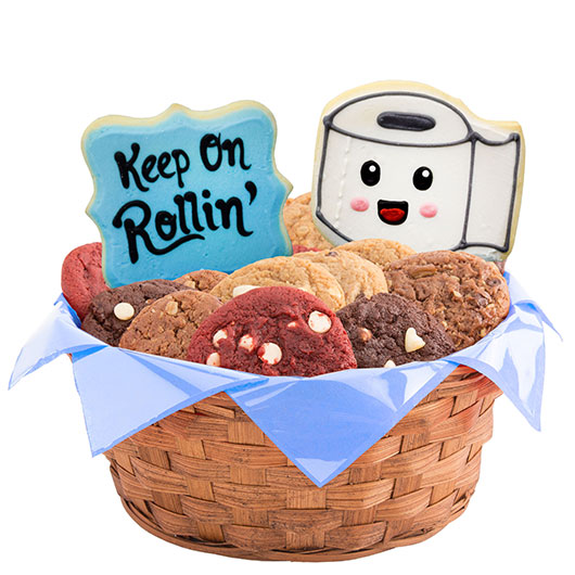 W510 - Keep On Rollin’ Basket Cookie Basket