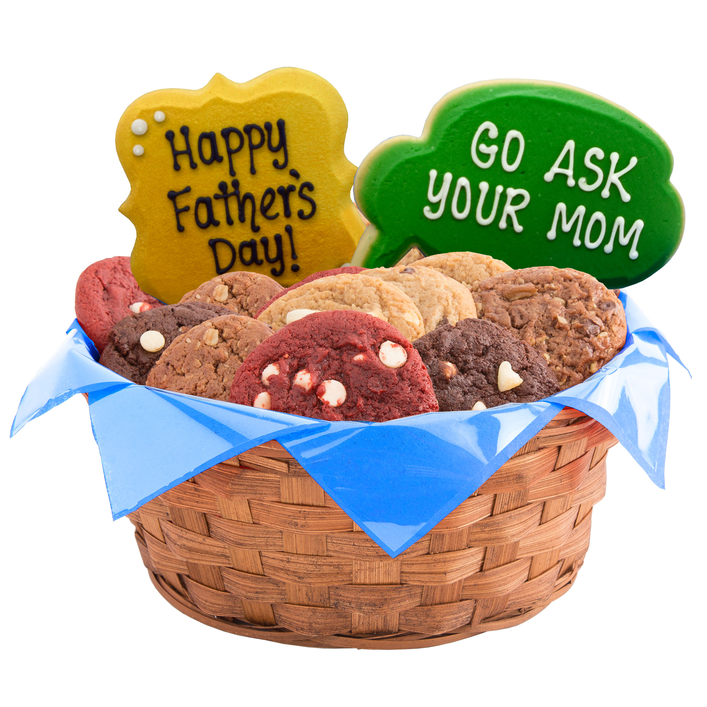 W513 - Dad Knows Best Basket Cookie Basket