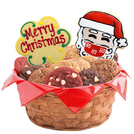 Merry Christmask Cookie Basket