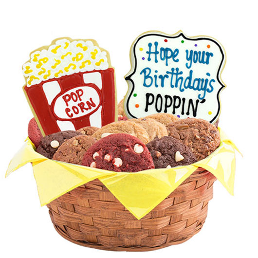 Poppin’ Birthday Cookie Basket