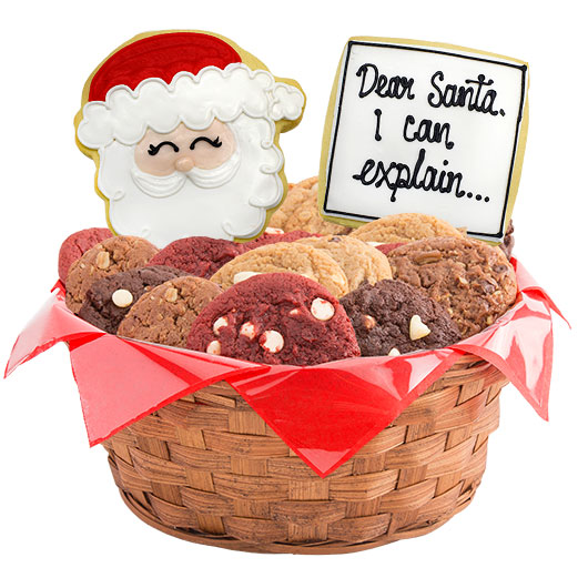 Dear Santa Cookie Basket