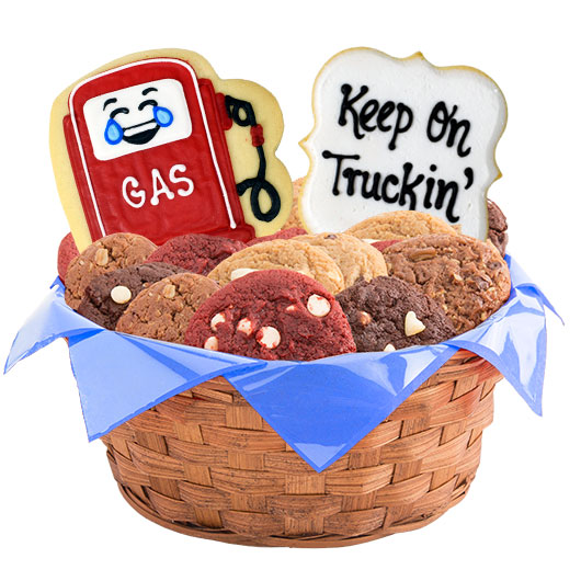 W540 - Keep on Truckin’ Basket Cookie Basket