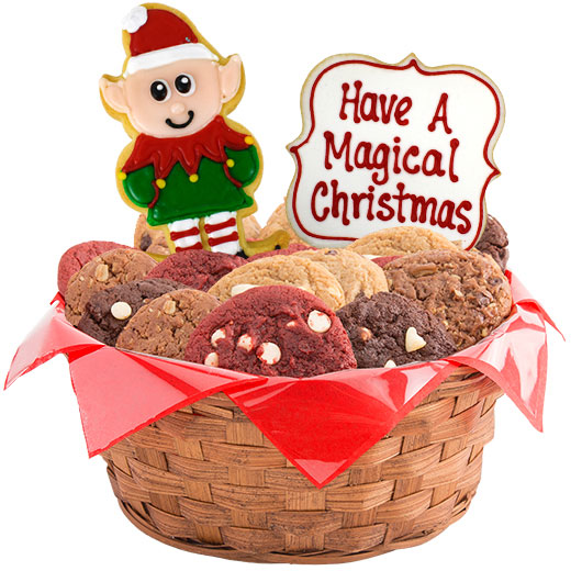 W541 - Have A Magical Christmas Basket Cookie Basket