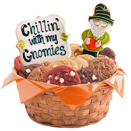 W549 - Chillin with my Gnomies Basket Cookie Basket