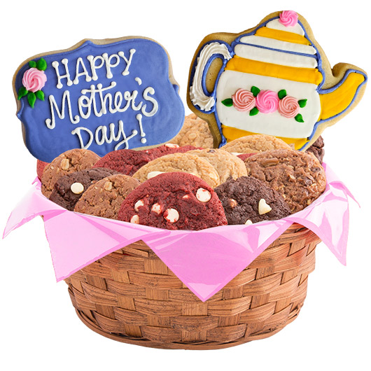 W565 - Tea with Mom Basket Cookie Basket