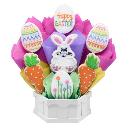 A490 - Happy Easter Cookie Bouquet