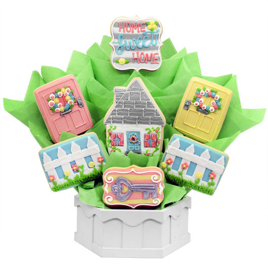 A495 - Home Sweet Home Cookie Bouquet