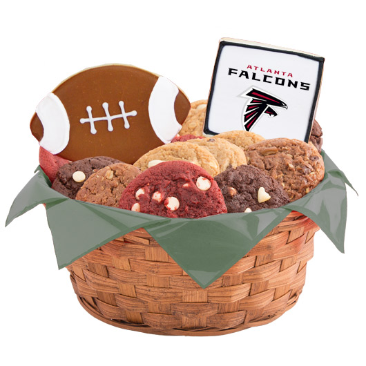 WNFL1-ATL - Football Basket - Atlanta Cookie Basket