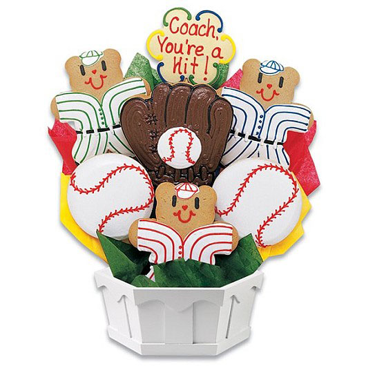 Baseball Cookie Bouquet