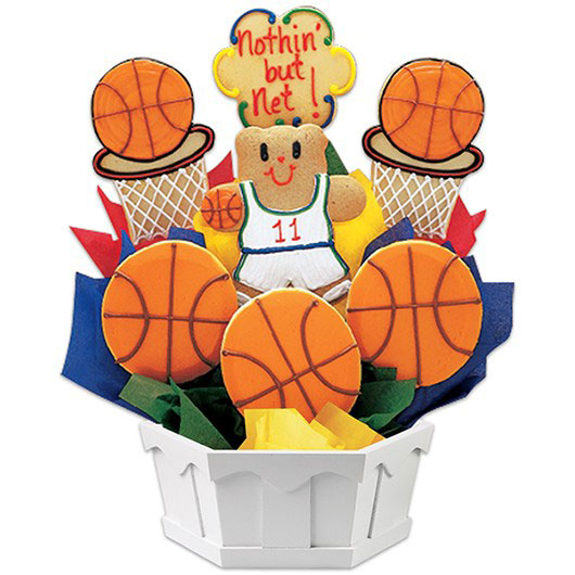 A46 - Basketball Cookie Bouquet