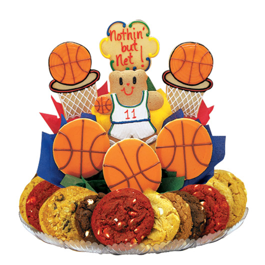 Basketball Gourmet Gift Basket