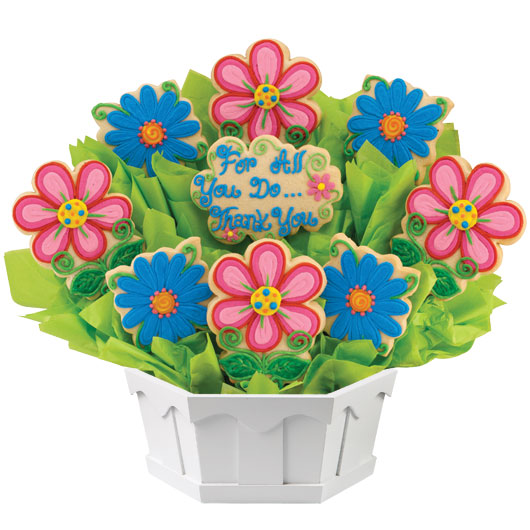 A284 - Blossoms of Thanks Cookie Bouquet