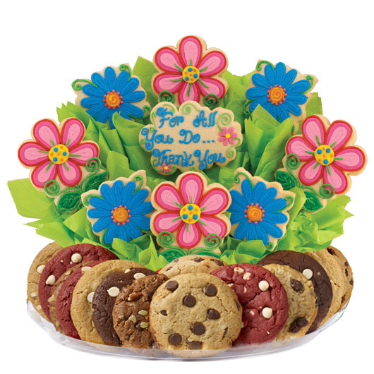 B284 - Blossoms of Thanks BouTray™ Cookie Boutray