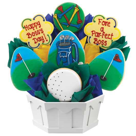 A198 - Boss's Week Golf Cookie Bouquet