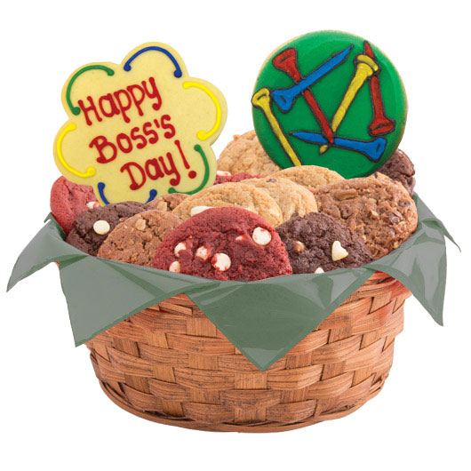 W198 - Boss's Week Golf Basket Cookie Basket