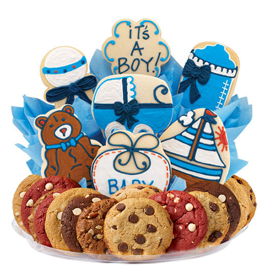 B247 - Bouncin' Baby Boy BouTray™ Cookie Boutray