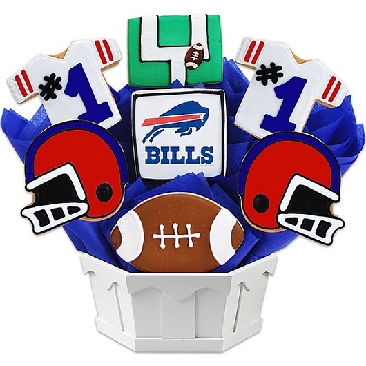 NFL Buffalo Bills Cookie Bouquet Cookies by Design