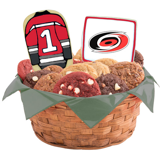 WNHL1-CAR - Hockey Basket - Carolina Cookie Basket