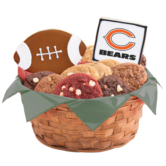 Football Cookie Basket - Chicago