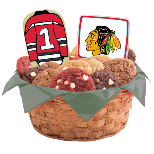 WNHL1-CHI - Hockey Basket - Chicago Cookie Basket