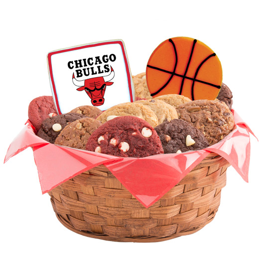 WNBA1-CHI - Pro Basketball Basket - Chicago Cookie Basket