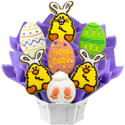 A357 - Chicks In Disguise Cookie Bouquet