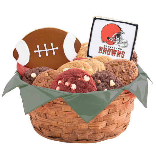 WNFL1-CLE - Football Basket - Cleveland Cookie Basket